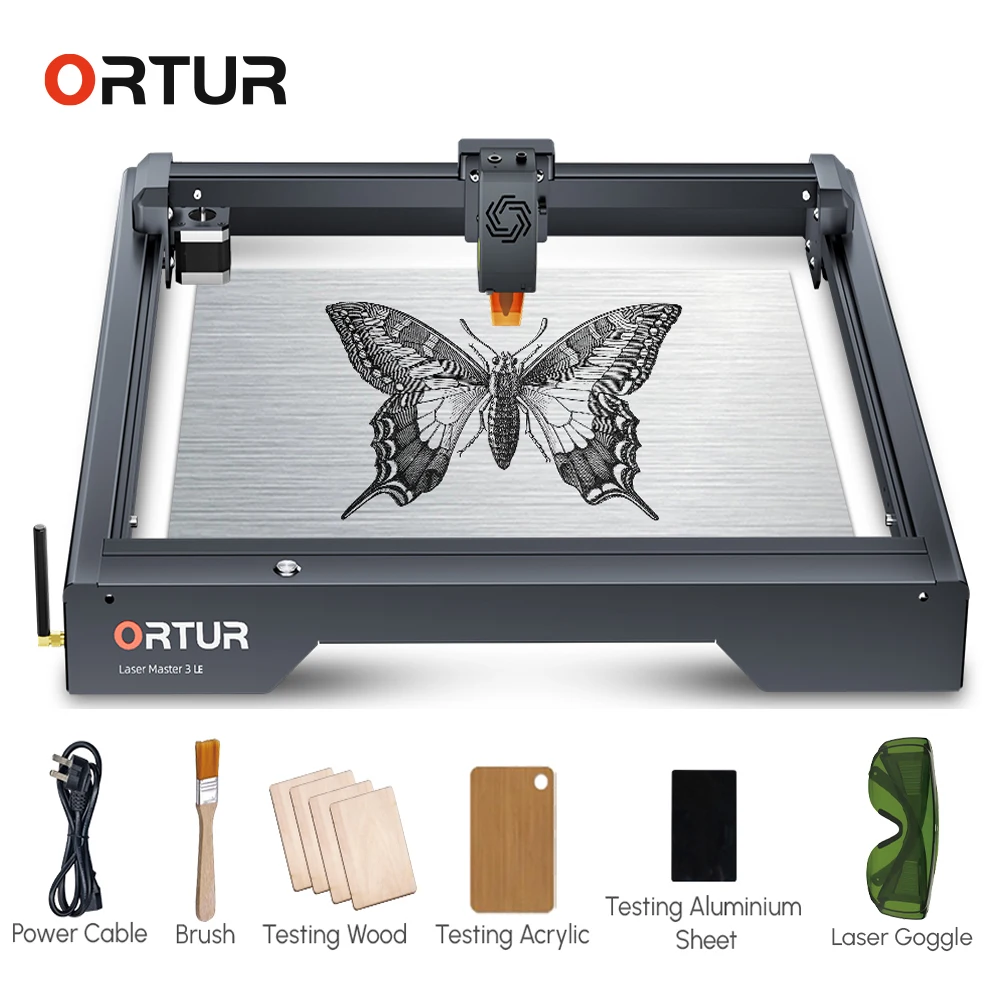 Woodworking Apps - ORTUR-grabador láser OLM3 LE de 10w,