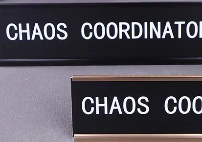Woodworking Names - Señal de escritorio de oficina para