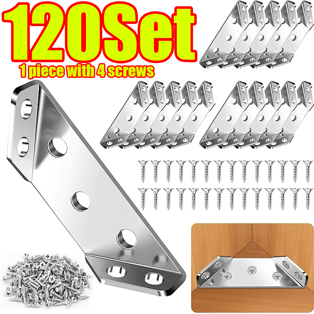 Cabinet Scraper Set - Conector de Esquina para Muebles, 1-120
