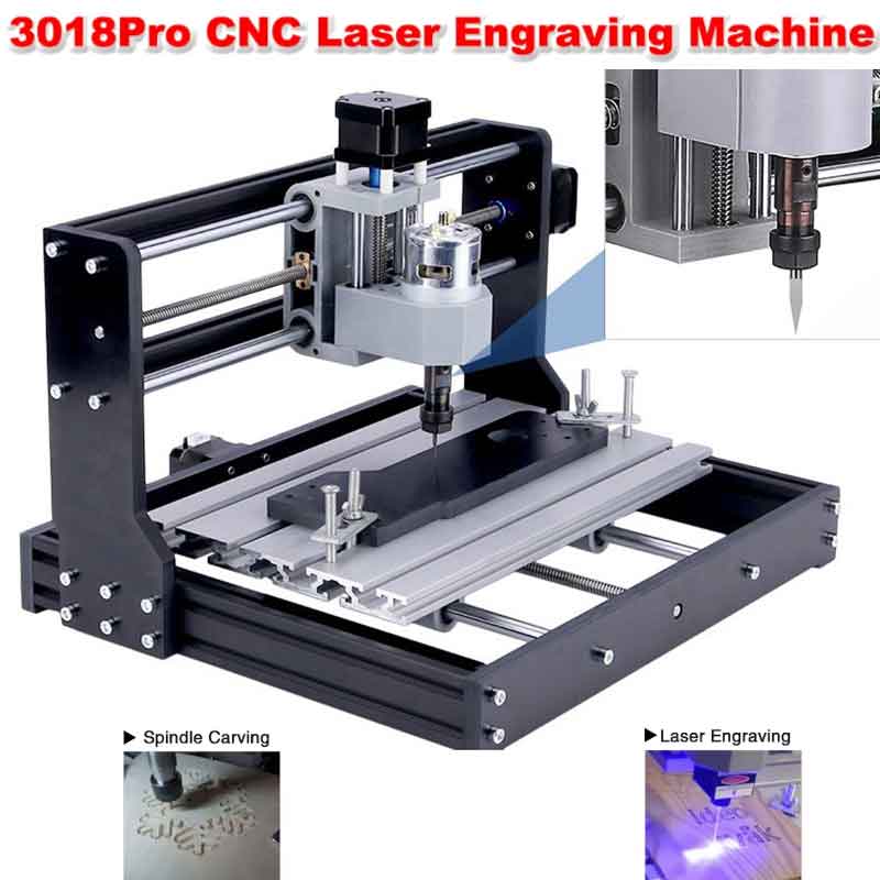 Woodworking Machines - Máquina de grabado CNC 3018Pro para