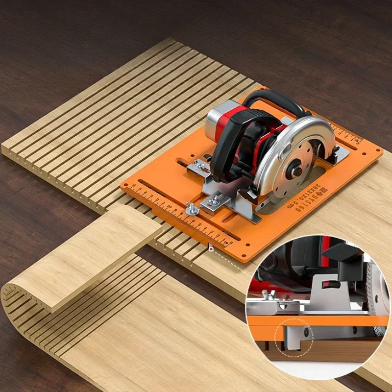 Woodworking Kumiko - Base ajustable para sierra eléctrica de