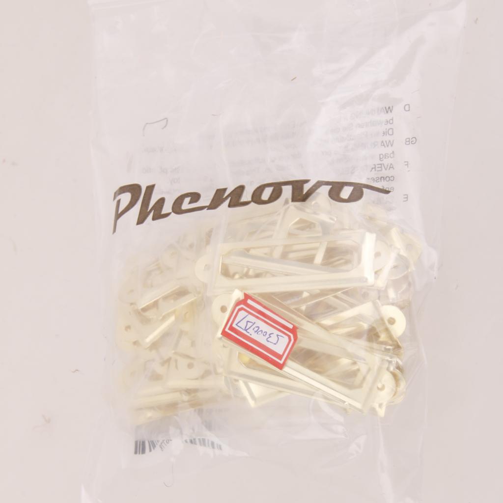 Woodworking Names - Portaetiquetas Metálico con Tirador para Gabinetes,