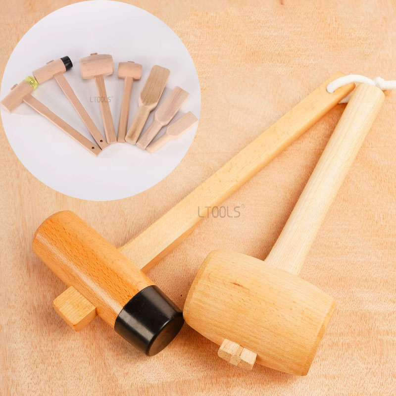 Woodworking Hammer - Martillo de haya para carpintería, palo