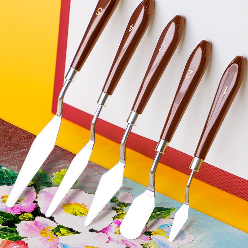 Drawknife Blade - Juego de Espátulas para Artistas, Cuchillos
