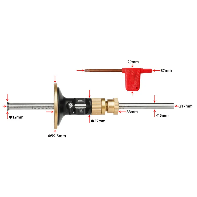 Calibrador de Rueda de Alumini - Woodworking Kumiko reseña y precio