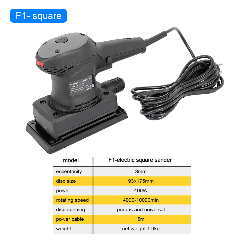 Lijadora Orbital Eléctrica de  - Woodworking Machines reseña y precio