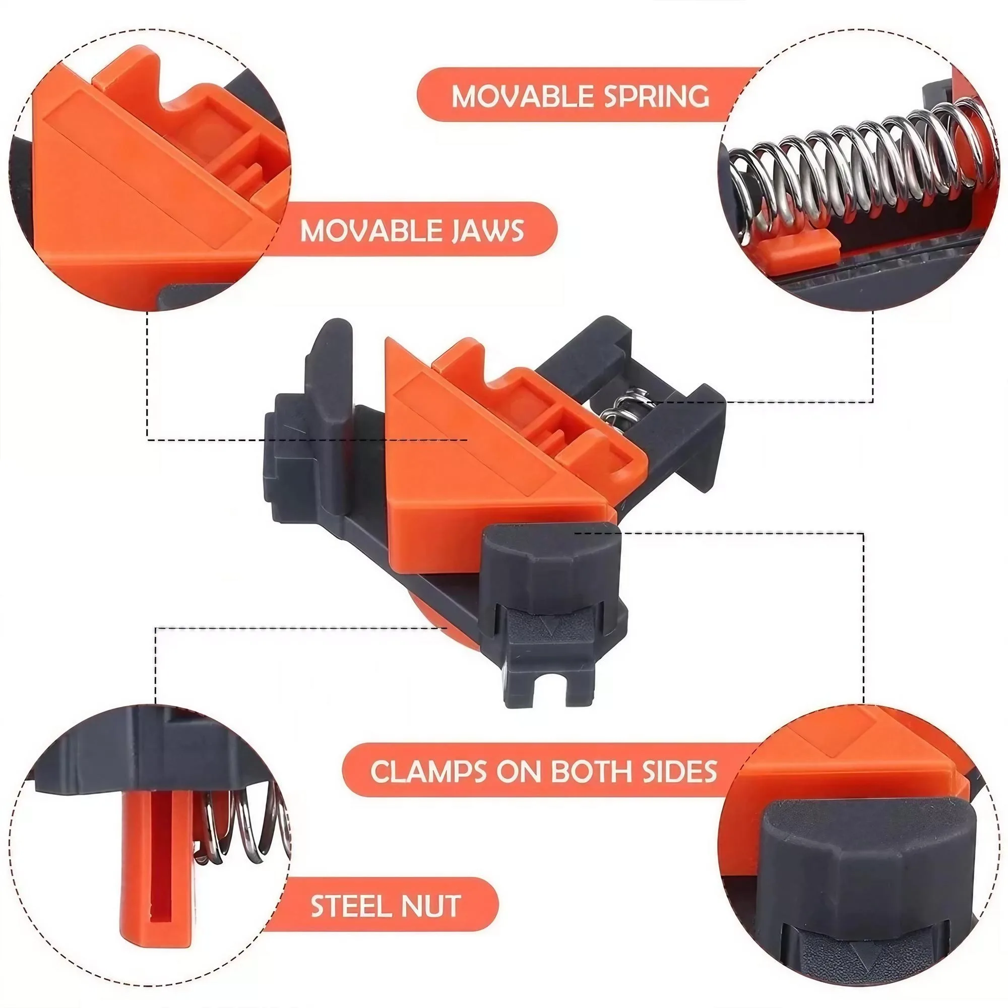 Kit de Abrazaderas de Esquina  - Cabinet Scraper Set reseña y precio