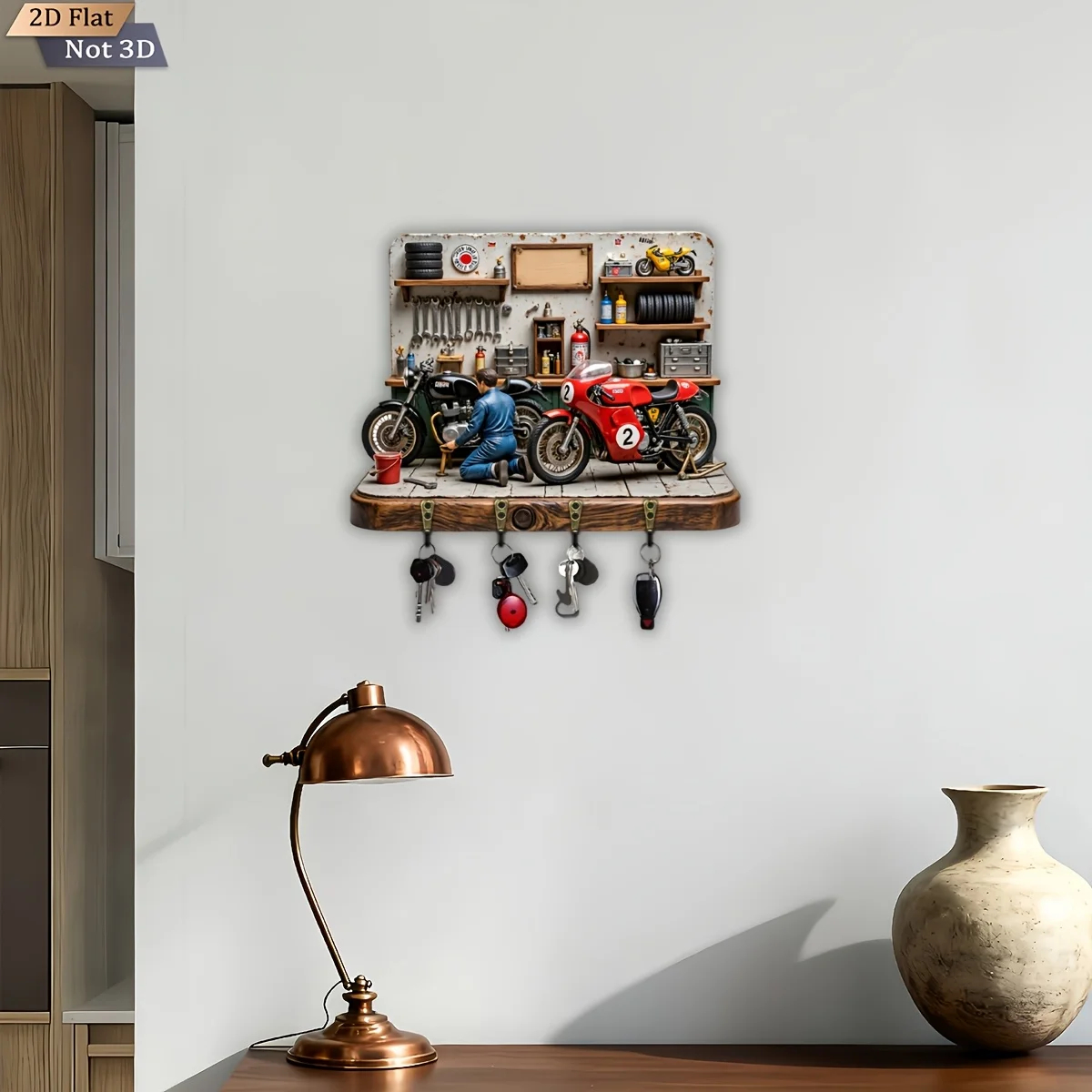 Gancho para llaves con temátic - Woodworking Room reseña y precio