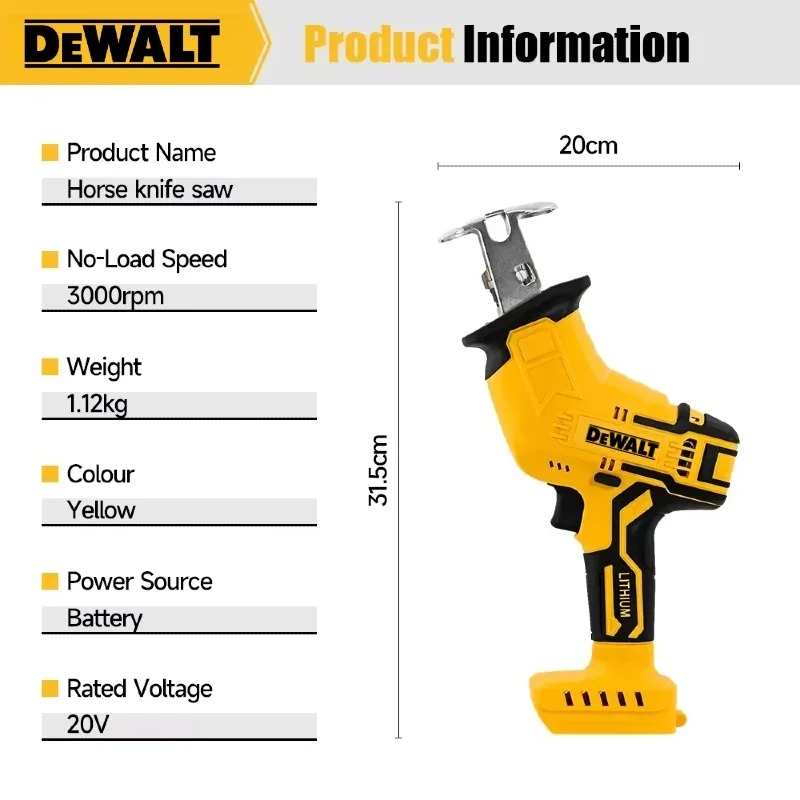 Sierra Eléctrica Dewalt de 280 - Woodworking Equipment reseña y precio