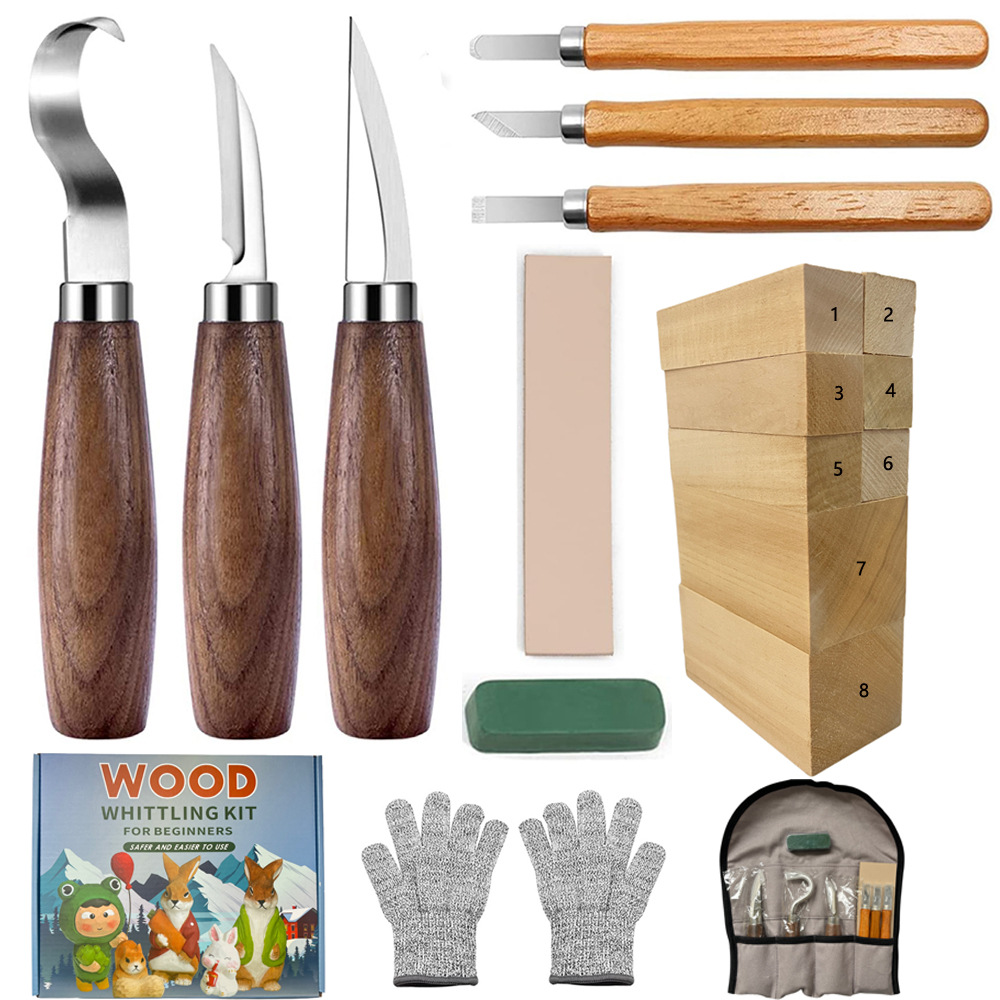 Juego de cuchillos para tallar - Woodworking Gifts reseña y precio