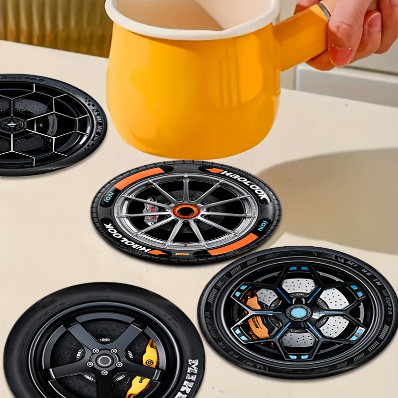 8 Uds. Posavasos de madera 2D  - Woodworking Room reseña y precio