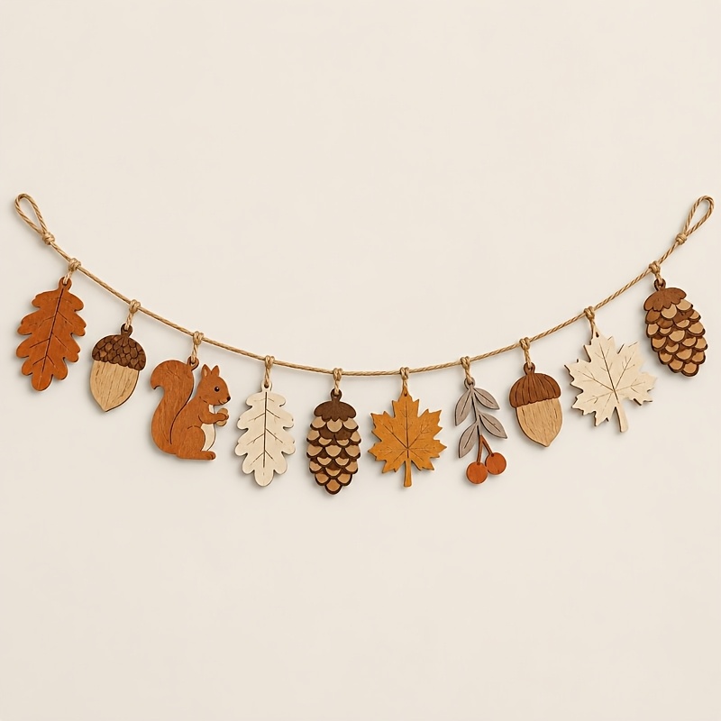 Guirnalda de Madera de Otoño c - Woodworking Room reseña y precio